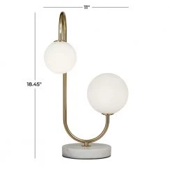 18 in. Gold Metal Contemporary Table Lamp by Litton Lane -Litton Lane Sales gold litton lane table lamps 042718 76 1000
