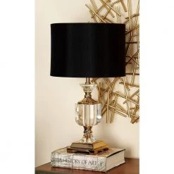 14 in. Gold Crystal Table Lamp by Litton Lane 9 14 in. Gold Crystal Table Lamp by Litton Lane -Litton Lane Sales gold litton lane table lamps 39962 31 1000
