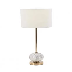 22 in. Gold Metal Buffet Lamp by Litton Lane