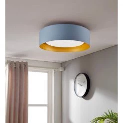 Lynch 15.75 in. 3-Light Gray and Gold Flush Mount Ceiling Fixture by Bromi Design 5 Lynch 15.75 in. 3-Light Gray and Gold Flush Mount Ceiling Fixture by Bromi Design -Litton Lane Sales gray and gold bromi design flush mount lights b4106gg c3 1000