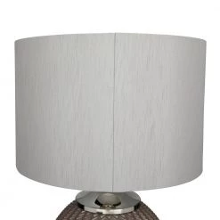 27 In. Grey Polyester Transitional Table Lamp by Litton Lane -Litton Lane Sales gray litton lane table lamps 040706 fa 1000
