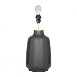 26 in. Grey Stoneware Modern Accent Lamp by Litton Lane 14 26 in. Grey Stoneware Modern Accent Lamp by Litton Lane -Litton Lane Sales gray litton lane table lamps 042436 c3 1000