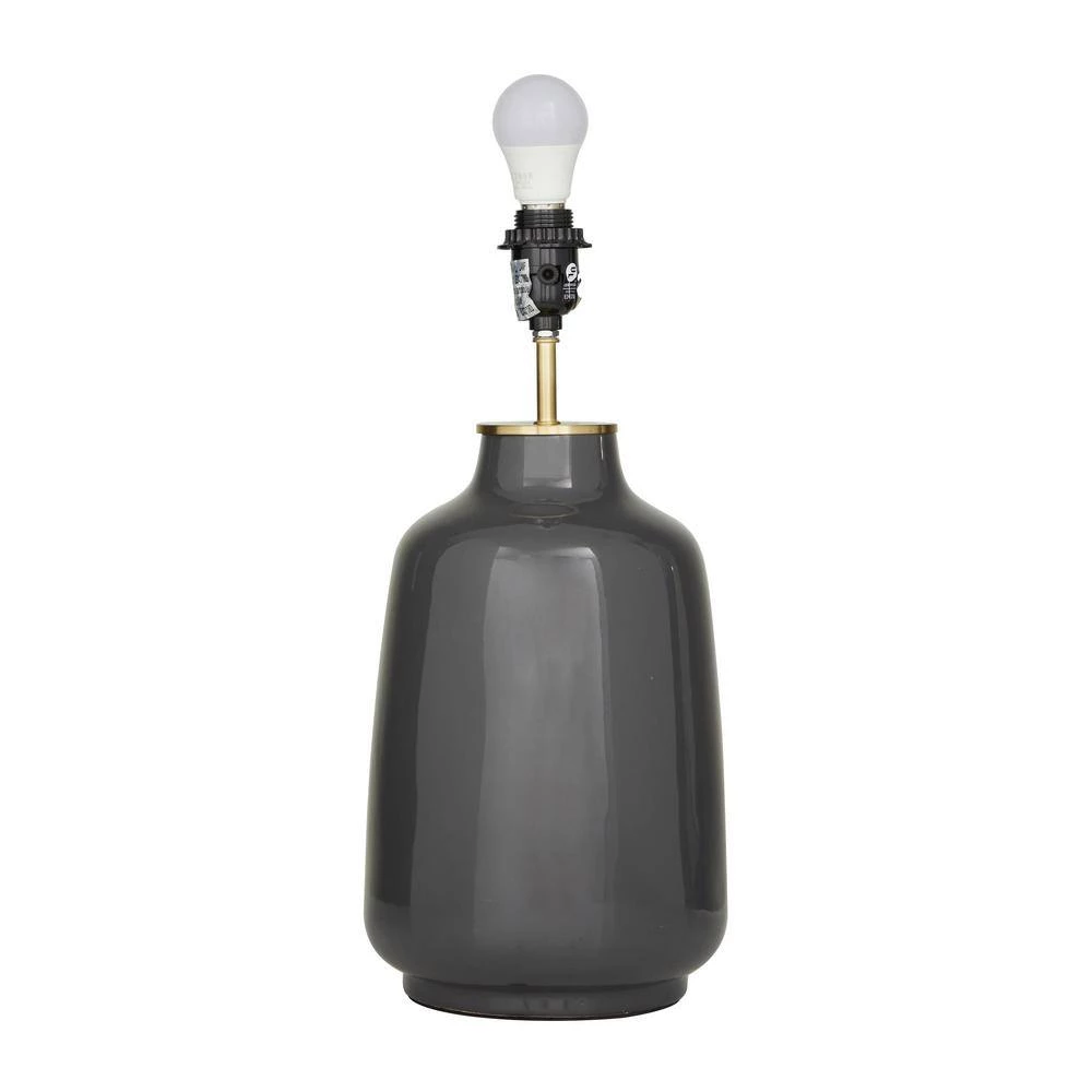 26 in. Grey Stoneware Modern Accent Lamp by Litton Lane 7 26 in. Grey Stoneware Modern Accent Lamp by Litton Lane - Image 5