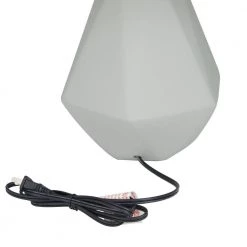 14 in. Light Grey Ceramic Table Lamp by Litton Lane 12 14 in. Light Grey Ceramic Table Lamp by Litton Lane -Litton Lane Sales gray litton lane table lamps 39986 1f 1000