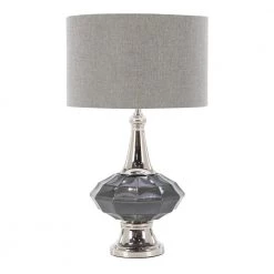 27 in. Silver Glass Table Lamp by Litton Lane