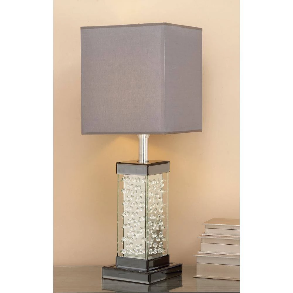 31 in. Grey Glass Table Lamp by Litton Lane 10 31 in. Grey Glass Table Lamp by Litton Lane - Image 8