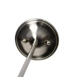 Presley 1-Light Brushed Nickel and Matte Black Caged Metal Pendant Light by Robert Stevenson Lighting 11 Presley 1-Light Brushed Nickel and Matte Black Caged Metal Pendant Light by Robert Stevenson Lighting -Litton Lane Sales matte black brushed nickel robert stevenson lighting chandeliers ec1345 1f 1000