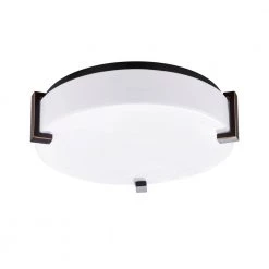 Harlna 2-Light 13.70 in. Dia Flush Mount Ceiling Fixture by Bromi Design