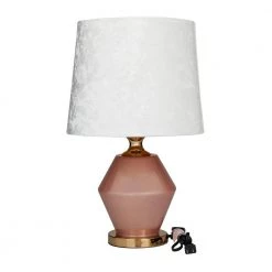 20 In. Pink Polyester Glam Table Lamp by Litton Lane 15 20 In. Pink Polyester Glam Table Lamp by Litton Lane -Litton Lane Sales pink litton lane table lamps 040189 c3 1000
