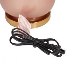 17 In. Pink Polyester Glam Table Lamp by Litton Lane -Litton Lane Sales pink litton lane table lamps 040882 77 1000