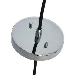 Marson - Polished Nickel Round Glass and Metal Ceiling Pendant Light by Robert Stevenson Lighting -Litton Lane Sales polished nickel robert stevenson lighting pendant lights ec1148b 44 1000