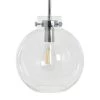 Marson - Polished Nickel Round Glass and Metal Ceiling Pendant Light by Robert Stevenson Lighting -Litton Lane Sales polished nickel robert stevenson lighting pendant lights ec1148b 64 1000