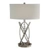 24.5 in. Polished Nickel Table Lamp with Fabric by Springdale Lighting 1 24.5 in. Polished Nickel Table Lamp with Fabric by Springdale Lighting -Litton Lane Sales polished nickel springdale lighting table lamps gt14040 64 1000