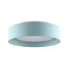 Lynch 15.75 in. 3-Light Powder Blue Flush Mount Ceiling Light by Bromi Design -Litton Lane Sales powder blue bromi design flush mount lights b4106bb 64 1000