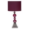 6 in. Dark Red Glass Table Lamp (Set of 2) by Litton Lane