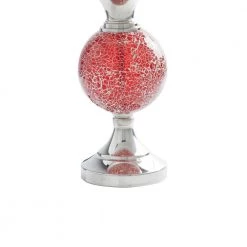 6 in. Red Glass Table Lamp (Set of 2) by Litton Lane -Litton Lane Sales red litton lane table lamps 40163 4f 1000