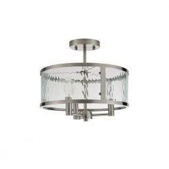 Merrick 3-Light 16.93 in. Dia Flush Mount Ceiling Fixture by Bromi Design