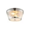 Parker 2-Light 13.78 in. Dia Flush Mount Ceiling Fixture by Bromi Design -Litton Lane Sales sand nickel bromi design flush mount lights b6701 64 1000