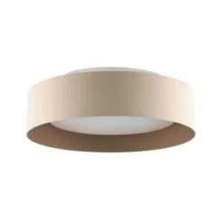 Lynch 15.75 in. 3-Light Sand and Tan Flush Mount Ceiling Light by Bromi Design