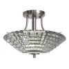 Wendy 18-Watt Satin Nickel Integrated LED Ceiling Semi-Flush Mount by Springdale Lighting 2 Wendy 18-Watt Satin Nickel Integrated LED Ceiling Semi-Flush Mount by Springdale Lighting -Litton Lane Sales satin nickel springdale lighting flush mount lights gh15487led 64 1000