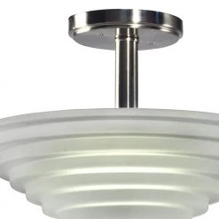 Litton Lane Sales -Litton Lane Sales satin nickel springdale lighting flush mount lights gh15498led c3 1000