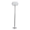 62 in. Silver Metal Contemporary Floor Lamp by Litton Lane -Litton Lane Sales silver litton lane floor lamps 041038 66 1000