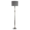 65 in. Silver Metal Floor Lamp by Litton Lane