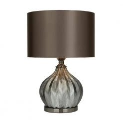 20 In. Black Polyester Transitional Table Lamp by Litton Lane