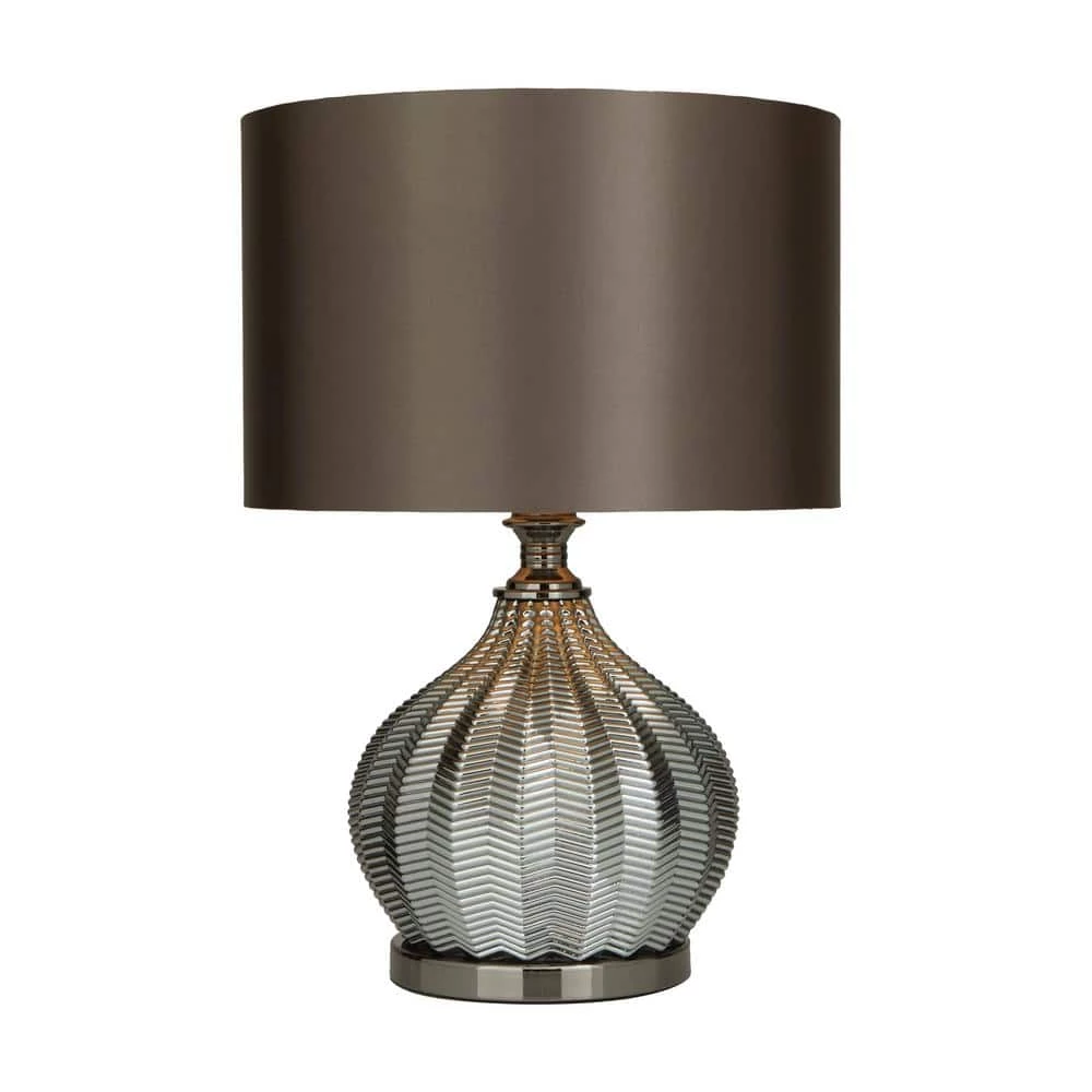20 In. Black Polyester Transitional Table Lamp by Litton Lane 3 20 In. Black Polyester Transitional Table Lamp by Litton Lane