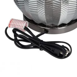 20 In. Black Polyester Transitional Table Lamp by Litton Lane 14 20 In. Black Polyester Transitional Table Lamp by Litton Lane -Litton Lane Sales silver litton lane table lamps 040047 77 1000