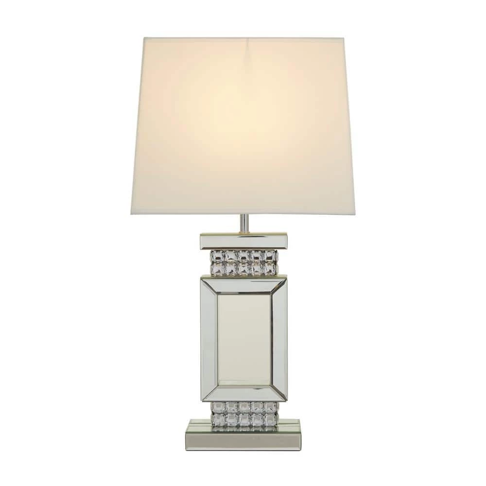 29 in. Silver Wood Glam Table Lamp by Litton Lane 3 29 in. Silver Wood Glam Table Lamp by Litton Lane