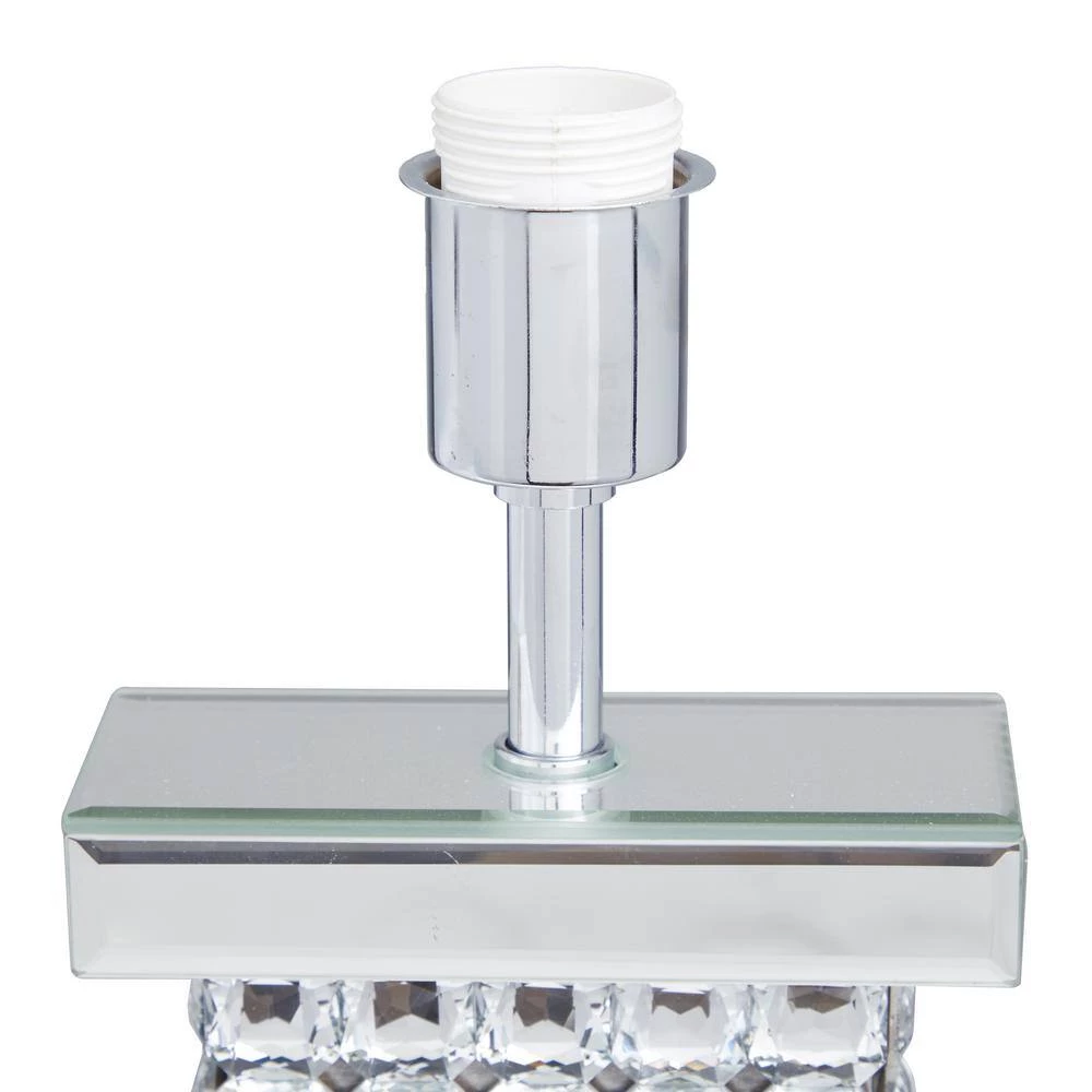 29 in. Silver Wood Glam Table Lamp by Litton Lane 8 29 in. Silver Wood Glam Table Lamp by Litton Lane - Image 6