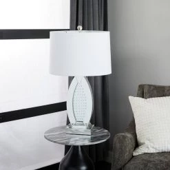 29 in. Silver Glass Glam Table Lamp by Litton Lane 21 29 in. Silver Glass Glam Table Lamp by Litton Lane -Litton Lane Sales silver litton lane table lamps 040499 31 1000