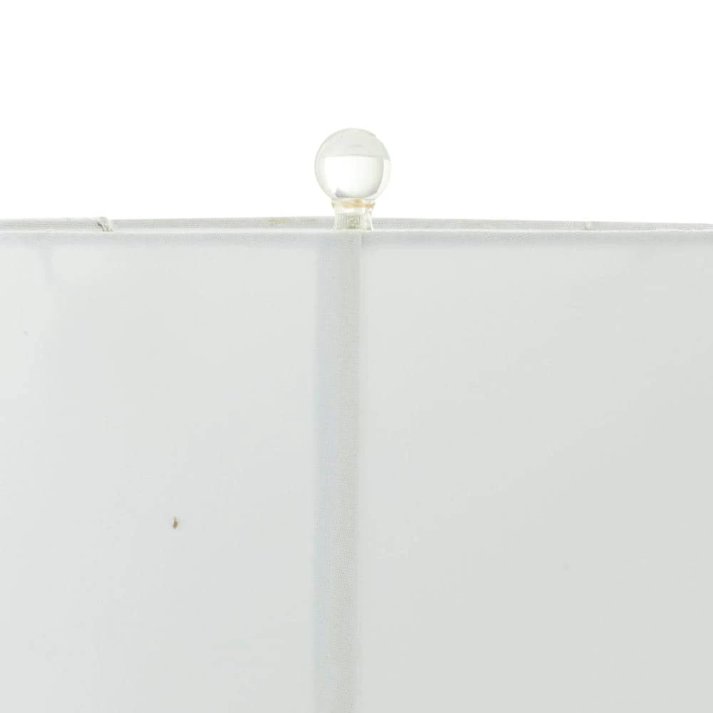 29 in. Silver Glass Glam Table Lamp by Litton Lane 5 29 in. Silver Glass Glam Table Lamp by Litton Lane - Image 3