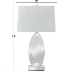 29 in. Silver Glass Glam Table Lamp by Litton Lane 20 29 in. Silver Glass Glam Table Lamp by Litton Lane -Litton Lane Sales silver litton lane table lamps 040499 76 1000