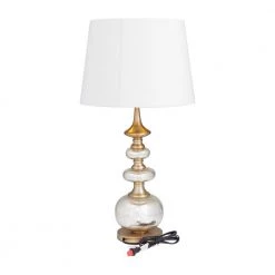 30 in. Gold Linen Transitional Buffet Lamp by Litton Lane 12 30 in. Gold Linen Transitional Buffet Lamp by Litton Lane -Litton Lane Sales silver litton lane table lamps 040567 66 1000