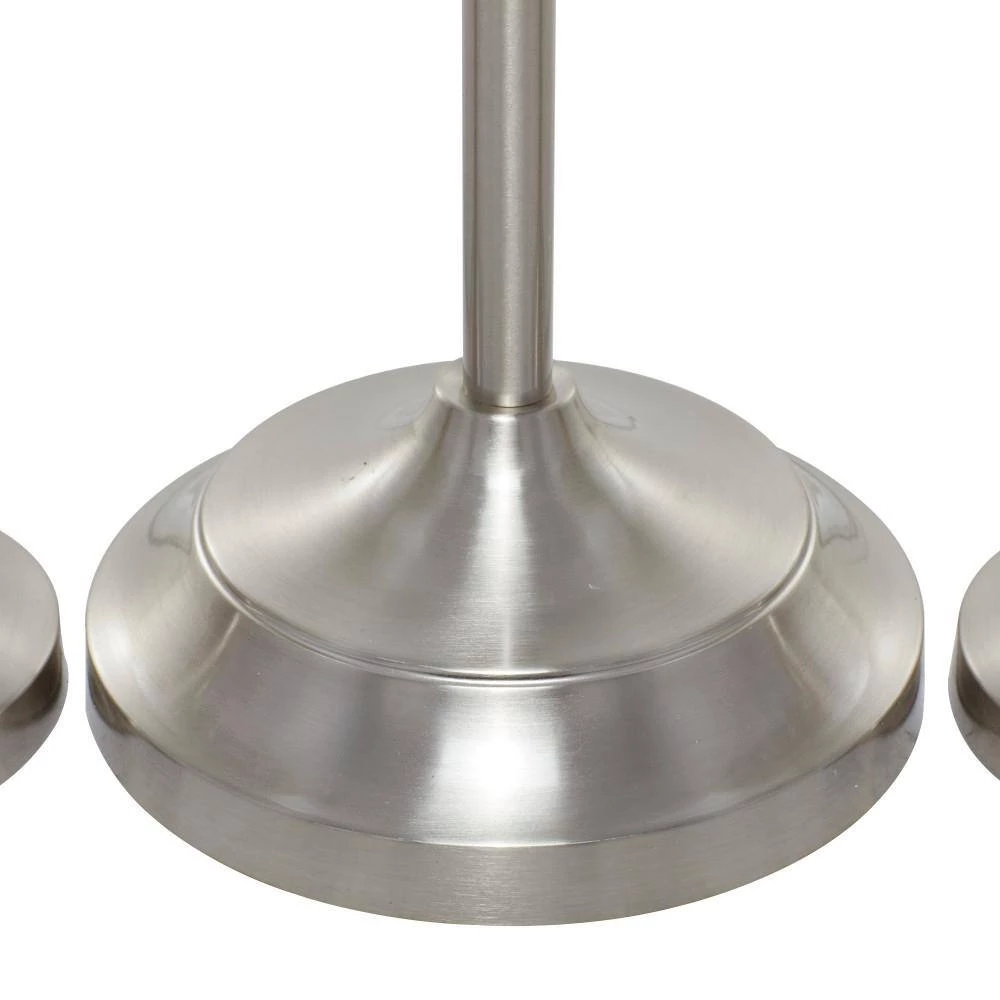 59 In. Silver Metal Coastal Table Lamp (Set of 3) by Litton Lane 5 59 In. Silver Metal Coastal Table Lamp (Set of 3) by Litton Lane - Image 3
