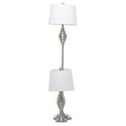 59 In. Silver Metal Coastal Table Lamp (Set of 3) by Litton Lane 18 59 In. Silver Metal Coastal Table Lamp (Set of 3) by Litton Lane -Litton Lane Sales silver litton lane table lamps 040616 4f 1000