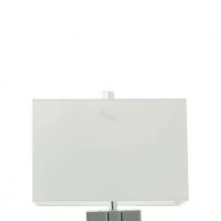 29 in. Silver Glass Glam Table Lamp (Set of 2) by Litton Lane -Litton Lane Sales silver litton lane table lamps 040743 44 1000