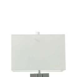 29 in. Silver Glass Glam Table Lamp (Set of 2) by Litton Lane -Litton Lane Sales silver litton lane table lamps 040743 77 1000