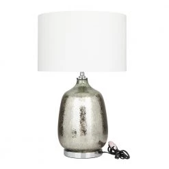 25 In. Silver Linen Traditional Table Lamp by Litton Lane 13 25 In. Silver Linen Traditional Table Lamp by Litton Lane -Litton Lane Sales silver litton lane table lamps 040974 c3 1000