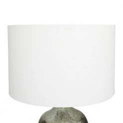 25 In. Silver Linen Traditional Table Lamp by Litton Lane 15 25 In. Silver Linen Traditional Table Lamp by Litton Lane -Litton Lane Sales silver litton lane table lamps 040974 fa 1000