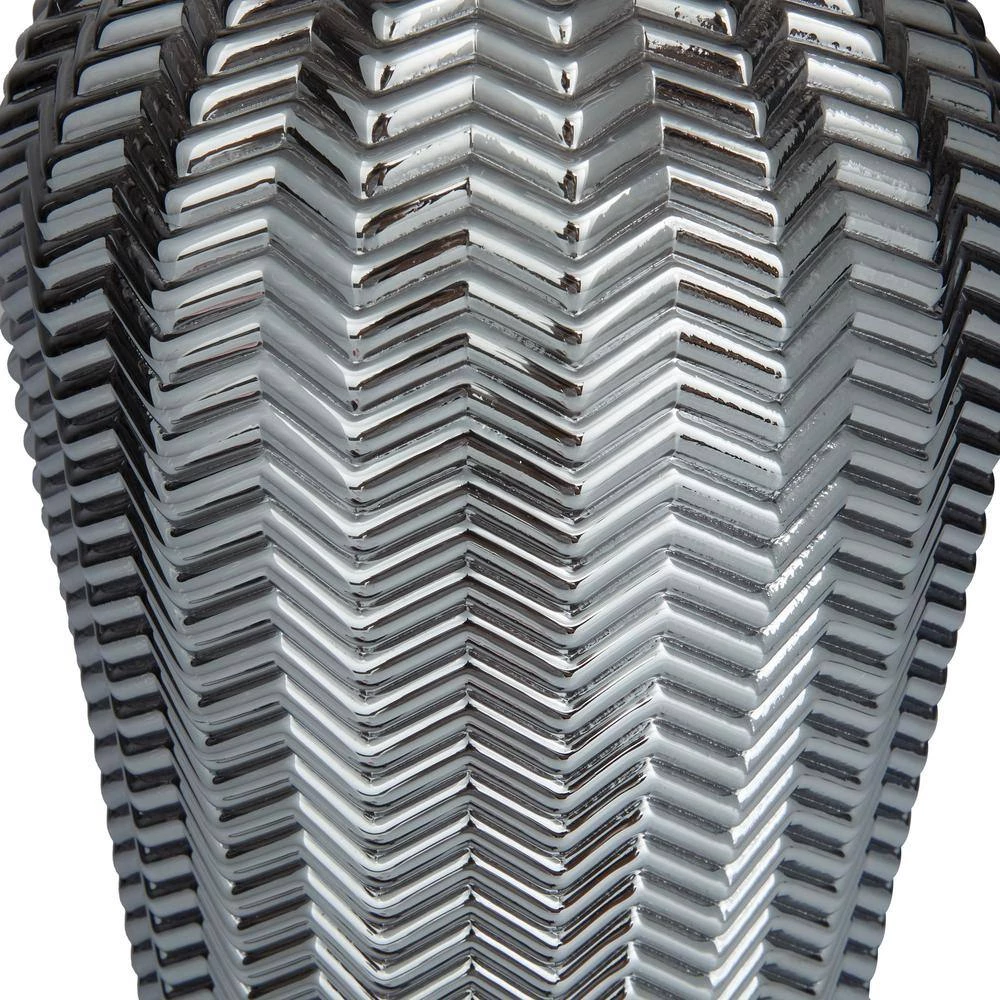 25 In. Black Linen Contemporary Table Lamp by Litton Lane 4 25 In. Black Linen Contemporary Table Lamp by Litton Lane - Image 2