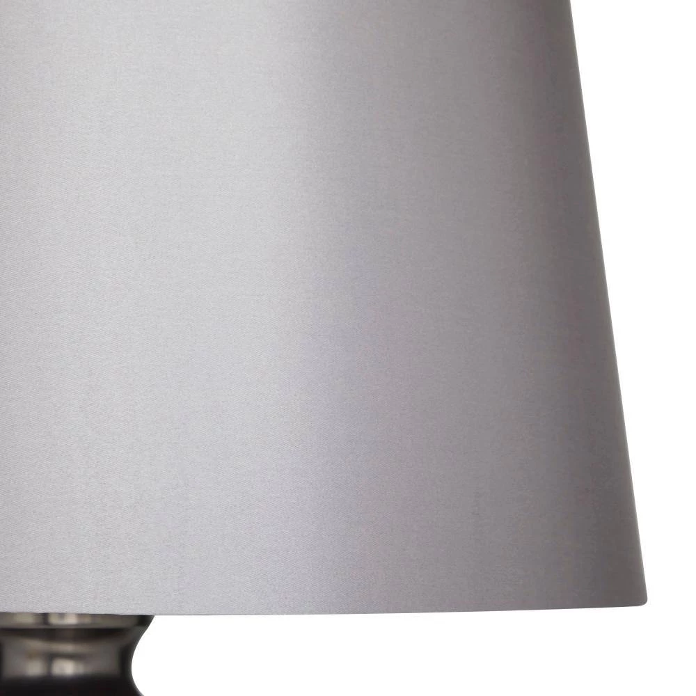 27 in. Grey Glass Modern Accent Lamp by Litton Lane 8 27 in. Grey Glass Modern Accent Lamp by Litton Lane - Image 6
