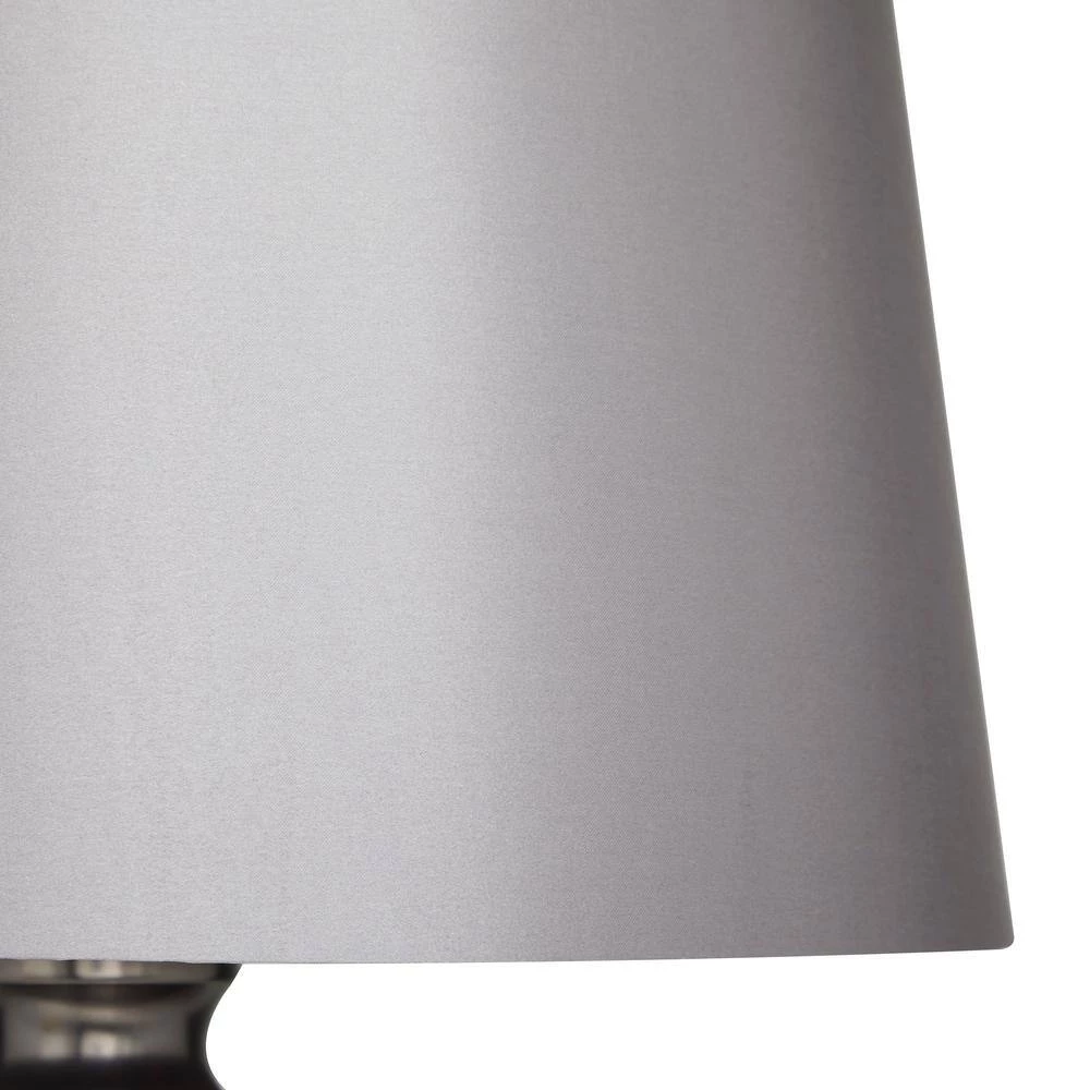 27 in. Grey Glass Modern Accent Lamp by Litton Lane 6 27 in. Grey Glass Modern Accent Lamp by Litton Lane - Image 4