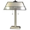 Concord 24 in. Silver Table Lamp with Fused Glass Shade by Springdale Lighting 1 Concord 24 in. Silver Table Lamp with Fused Glass Shade by Springdale Lighting -Litton Lane Sales silver springdale lighting table lamps stt16225 64 1000