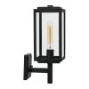Addison - 1-Light Textured Black Outdoor Wall Lantern Sconce Light with Clear Glass Shade by Robert Stevenson Lighting 2 Addison - 1-Light Textured Black Outdoor Wall Lantern Sconce Light with Clear Glass Shade by Robert Stevenson Lighting -Litton Lane Sales textured black robert stevenson lighting outdoor sconces ec1239 64 1000