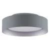Lynch 15.75 in. Gray and White Flush Mount by Bromi Design -Litton Lane Sales white black bromi design flush mount lights b4106gw 64 1000