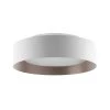 Lynch 15.75 in. 3-Light White and Champagne Flush Mount Ceiling Light by Bromi Design 2 Lynch 15.75 in. 3-Light White and Champagne Flush Mount Ceiling Light by Bromi Design -Litton Lane Sales white champagne bromi design flush mount lights b4106wcg 64 1000