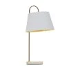 11 in. White Modern Metal Table Lamp by Litton Lane -Litton Lane Sales white litton lane desk lamps 83840 64 1000
